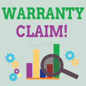 WARRANTY CLAIM