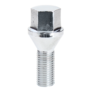 12X1.25 BOLT 17MM SHANK:24MM CHROME
